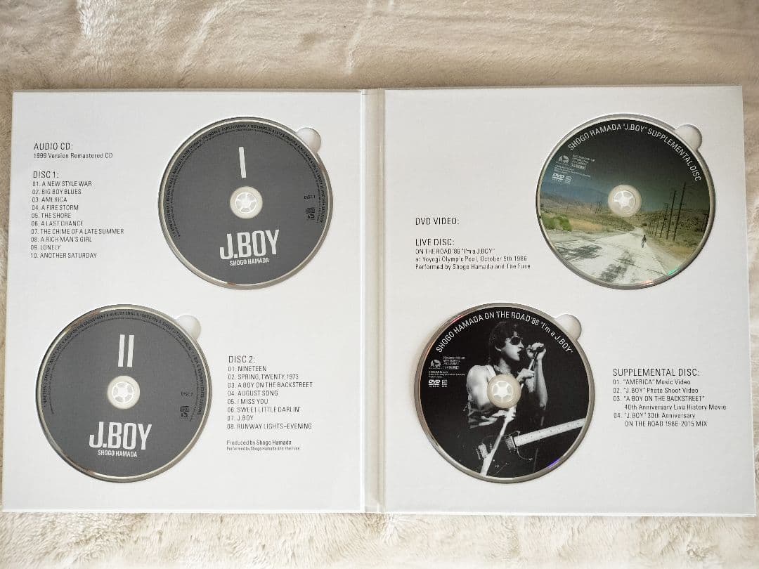 浜田省吾 \"J.BOY 30th Anniversary Box″ CD＋DVD