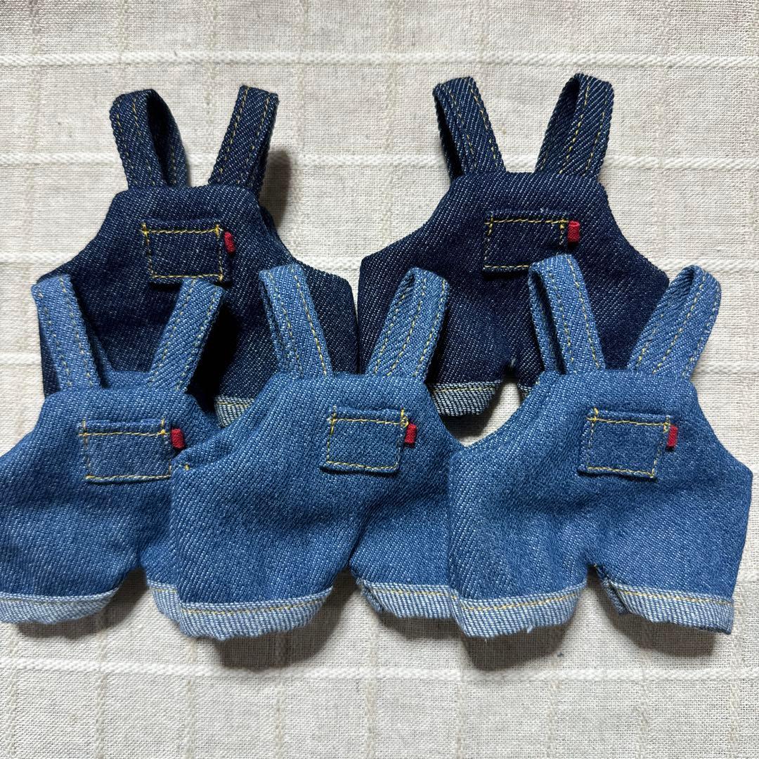 確認用ちびぬいちゃんのパーカー＆オーバーオール