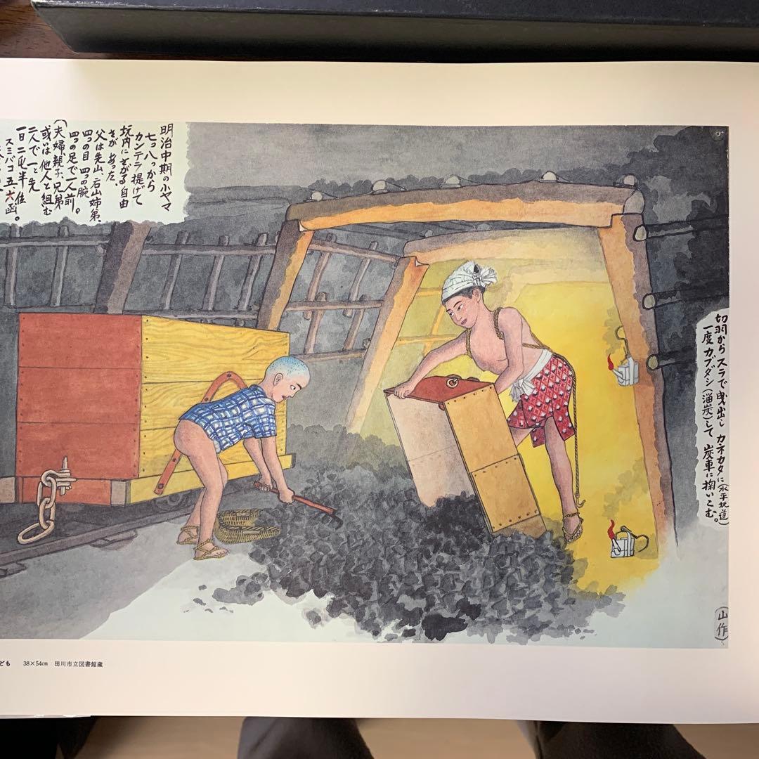 王国と闇 山本作兵衛　炭鉱画集　定価30000円