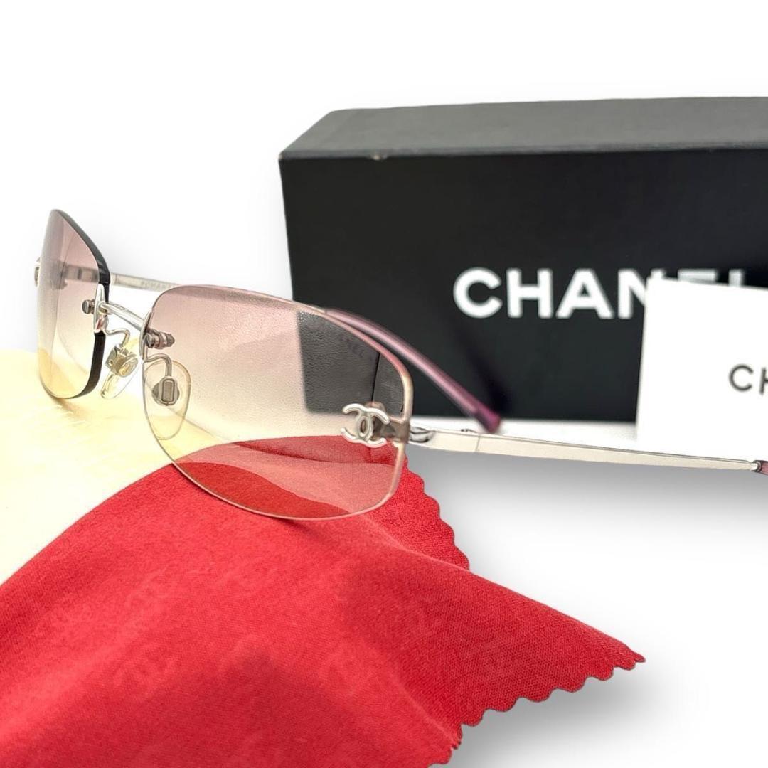 CHANEL rimless sunglasses リムレス サングラス 付属品