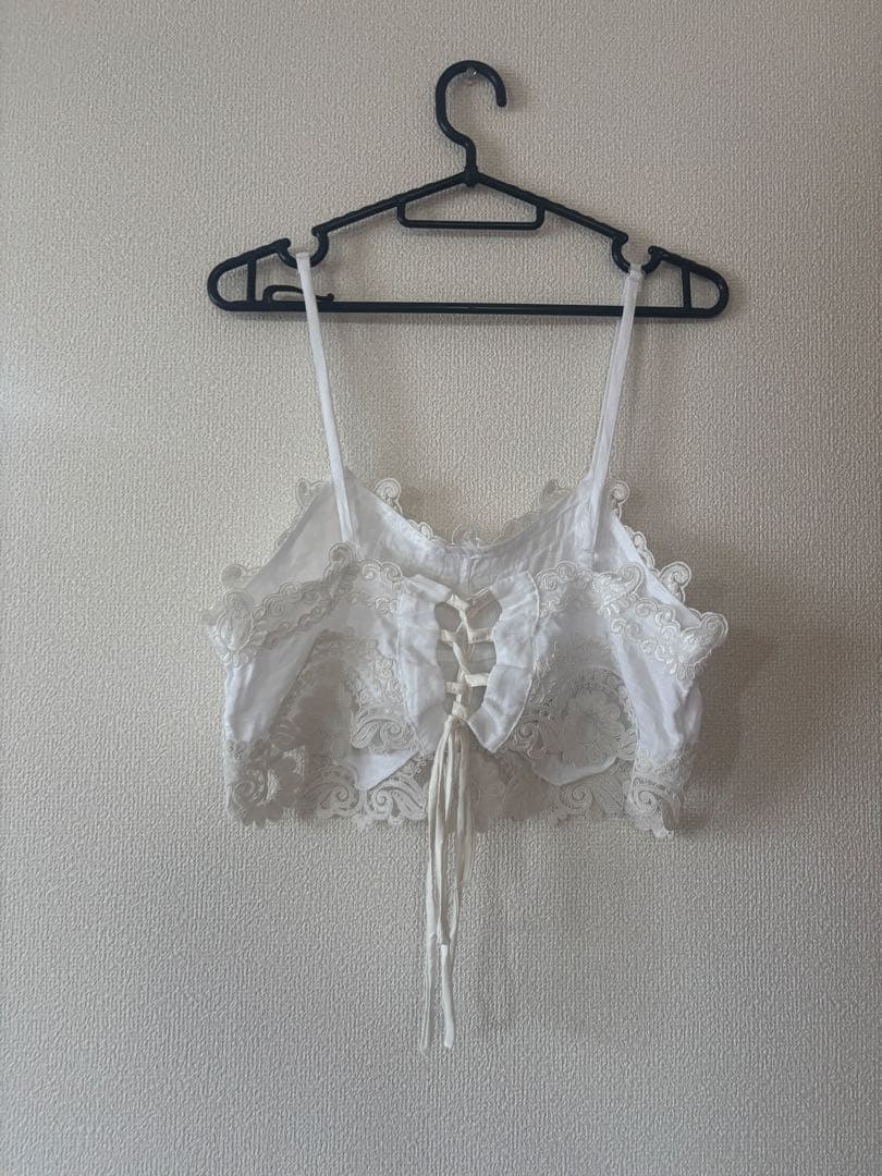 MYKONOS /マウリツィオ ミコノス レースキャミビスチェ