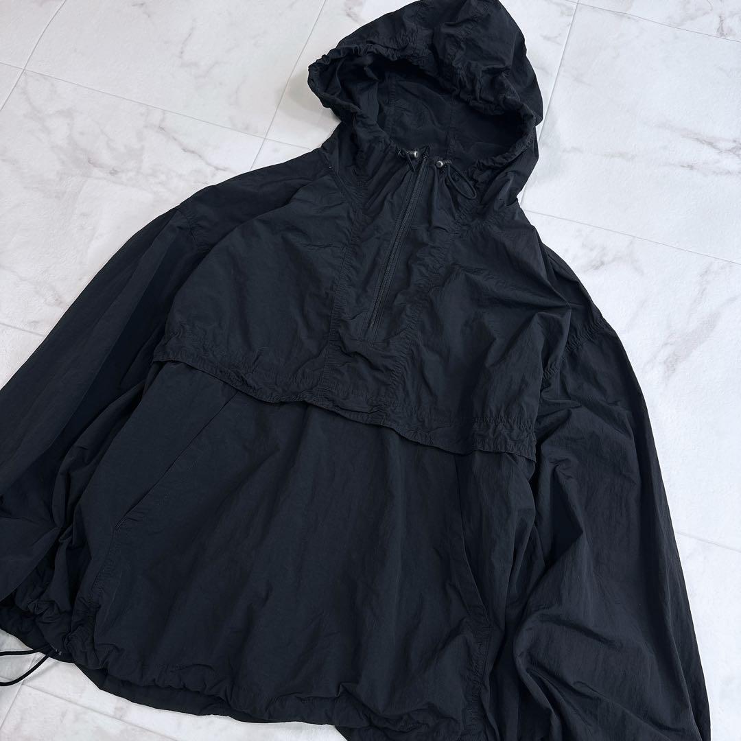 FRAMeWORK フレームワーク ナイロン　アノラックパーカー　ブラック