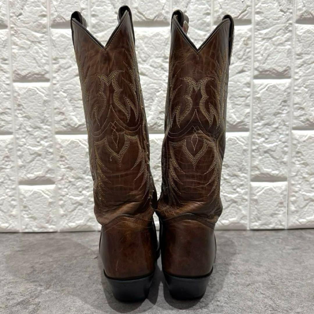 【大人気】Tony Lama 25cm ウエスタンブーツ　トライバル　ステッチ