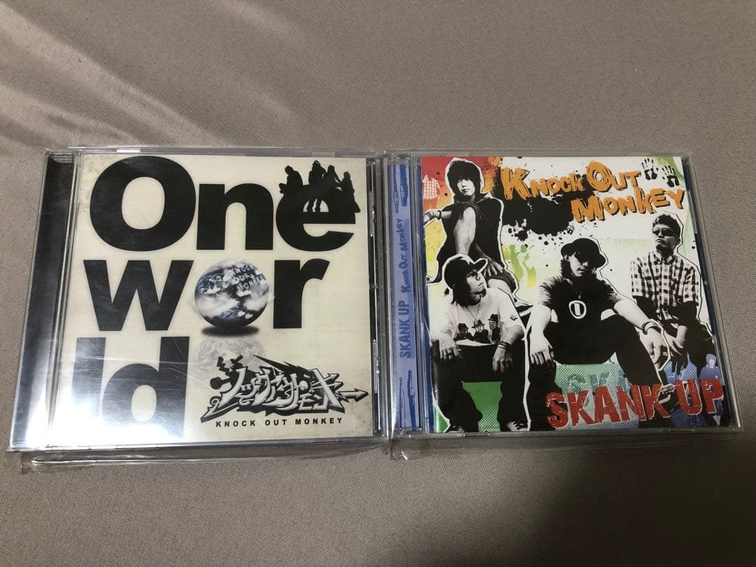 KNOCK OUT MONKEY レア廃盤CD サイン入り