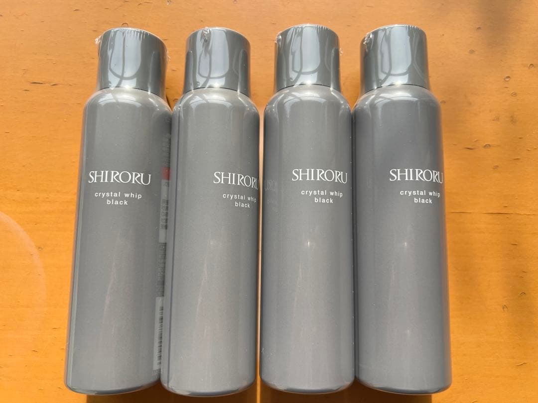 SHIRORU クリスタルホイップブラック　4本セット