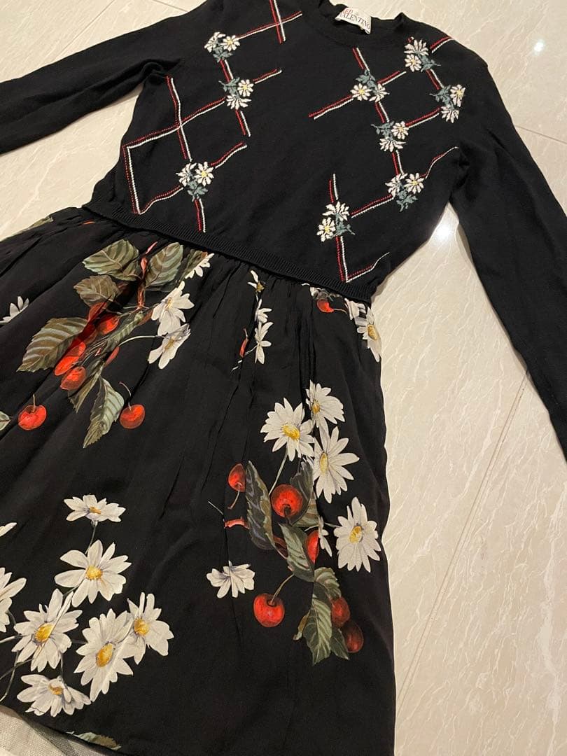 Red valentino レッドヴァレンティノ　ワンピース　長袖　XS