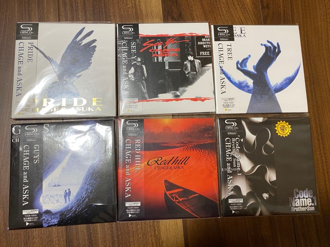 【レア】CHAGE and ASKA 紙ジャケット 6枚セット