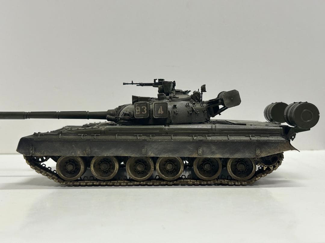 景•鼎　トランペッター　1/35 T-80B 完成品　戦車　模型