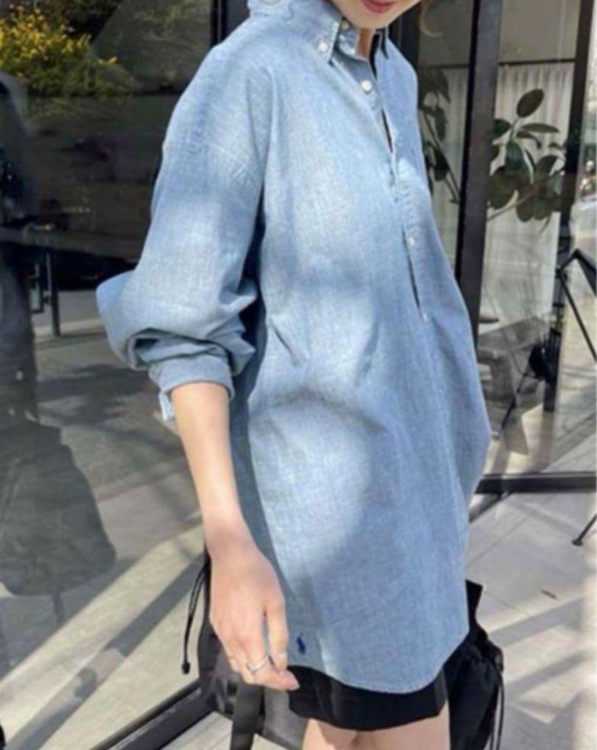 RALPH LAUREN　ビッグフィットシャツ　デニムシャツ