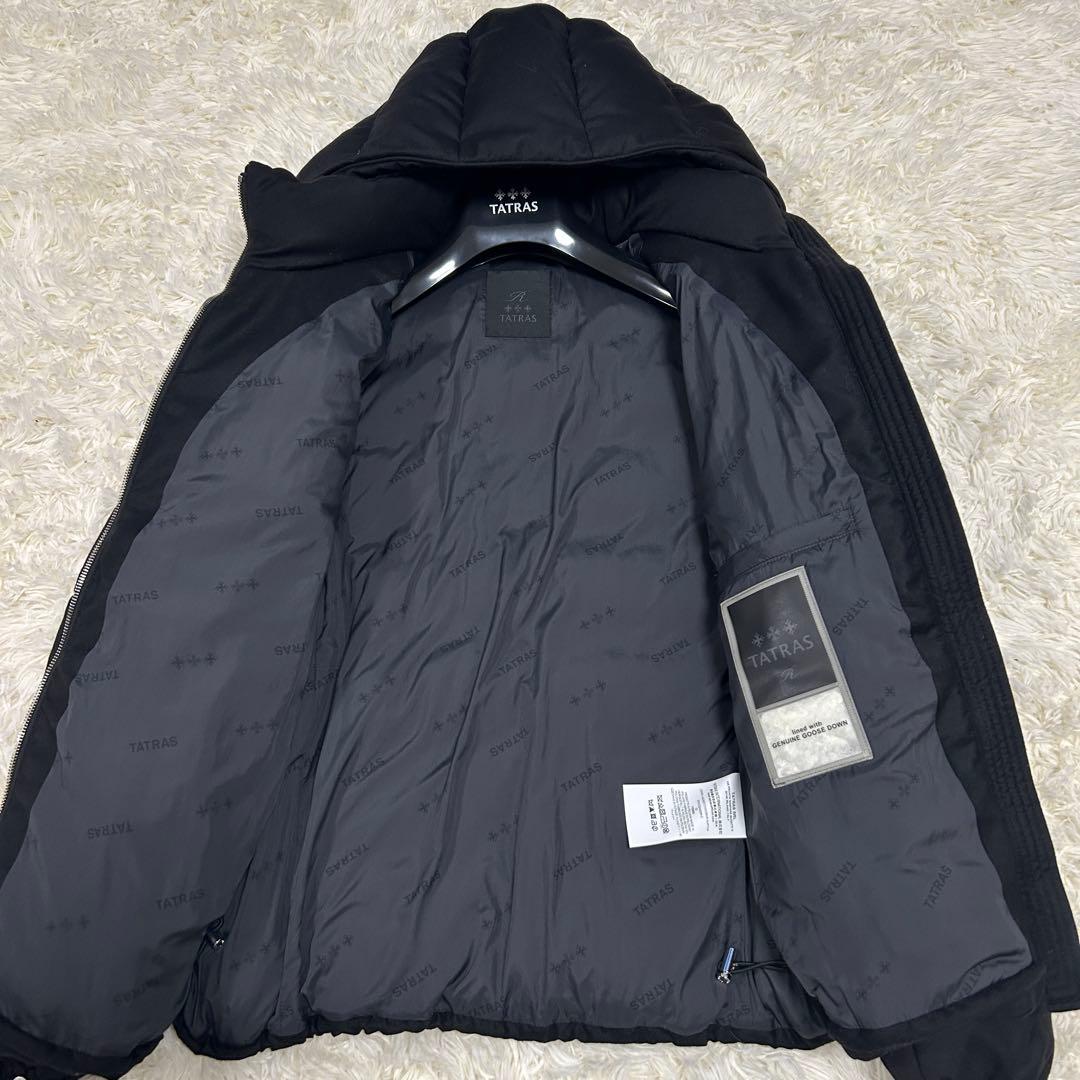 【未使用級】タトラス ドミツィアーノ ダウンジャケット ハンガー付 黒 02 M