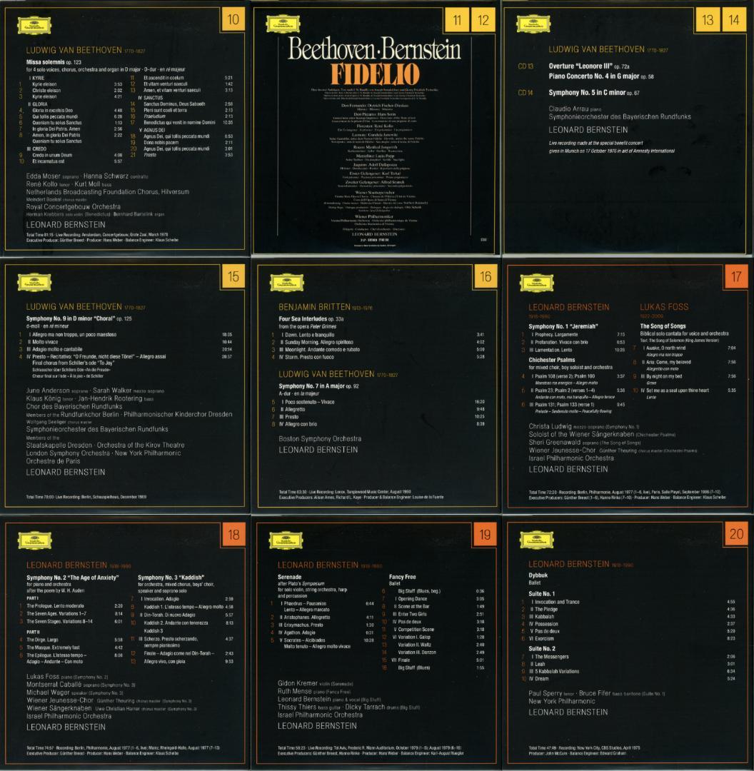 レナード・バーンスタイン・コレクション第1集(DG) CD59枚組＋DVD