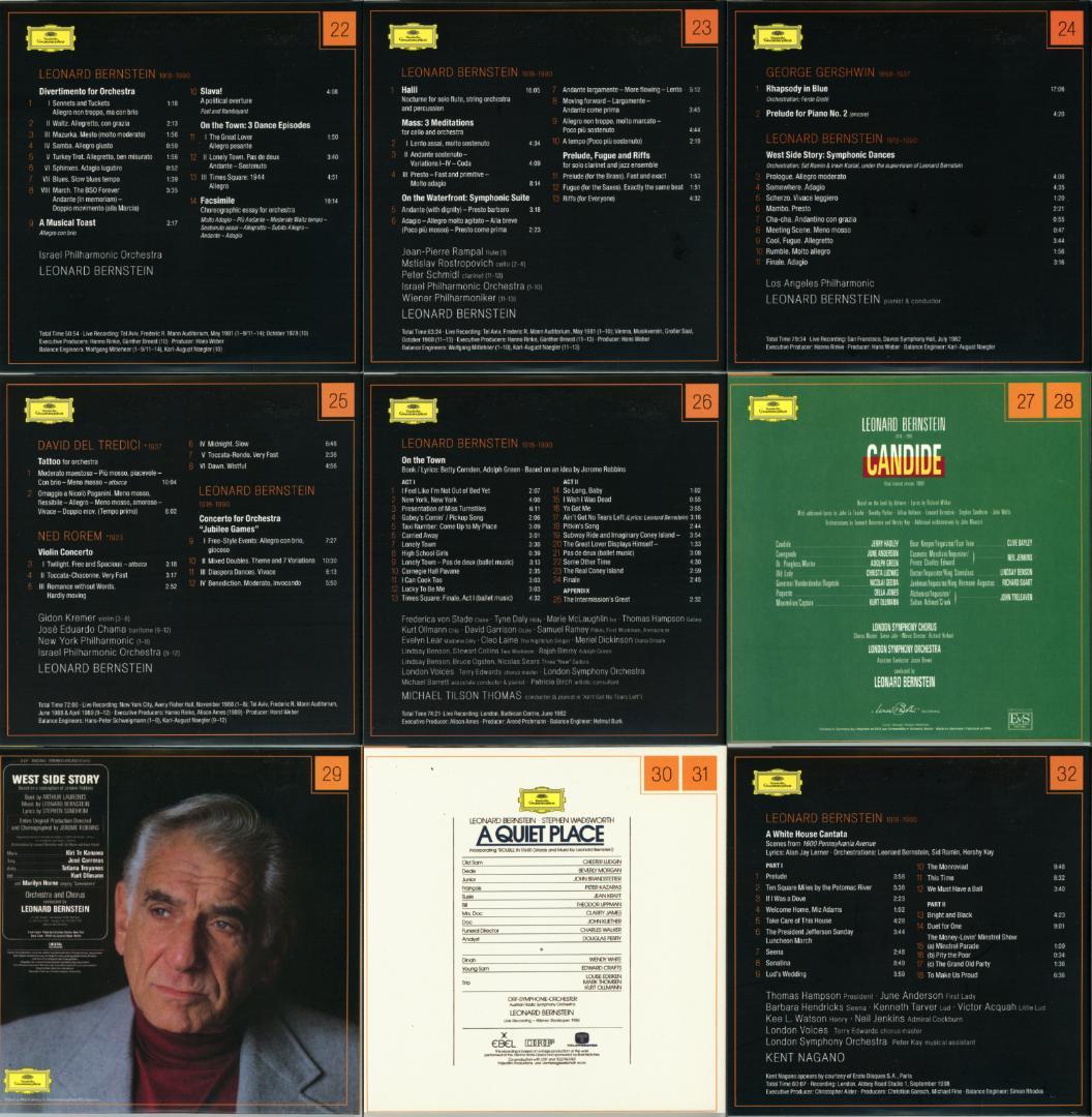 レナード・バーンスタイン・コレクション第1集(DG) CD59枚組＋DVD