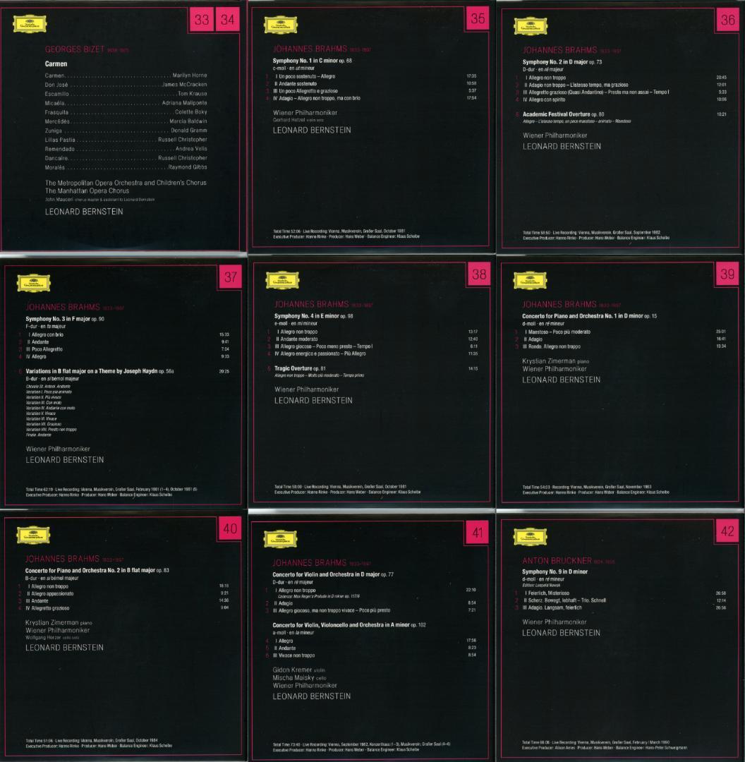レナード・バーンスタイン・コレクション第1集(DG) CD59枚組＋DVD