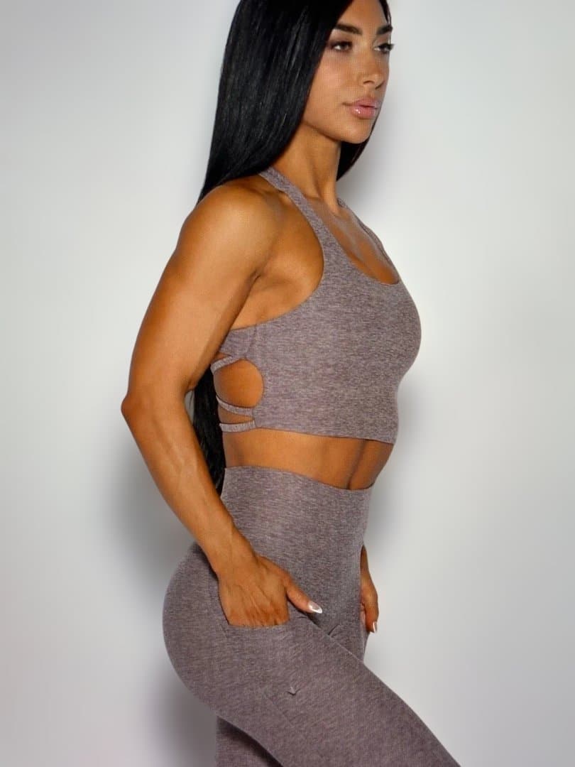 Bombshell CURVES LEGGINGS London Fogセット