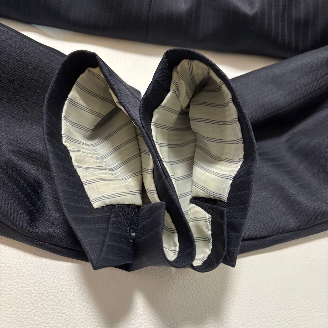 エルメネジルドゼニア スーツ セットアップ ペイズリー S〜Мサイズ相当 メタル