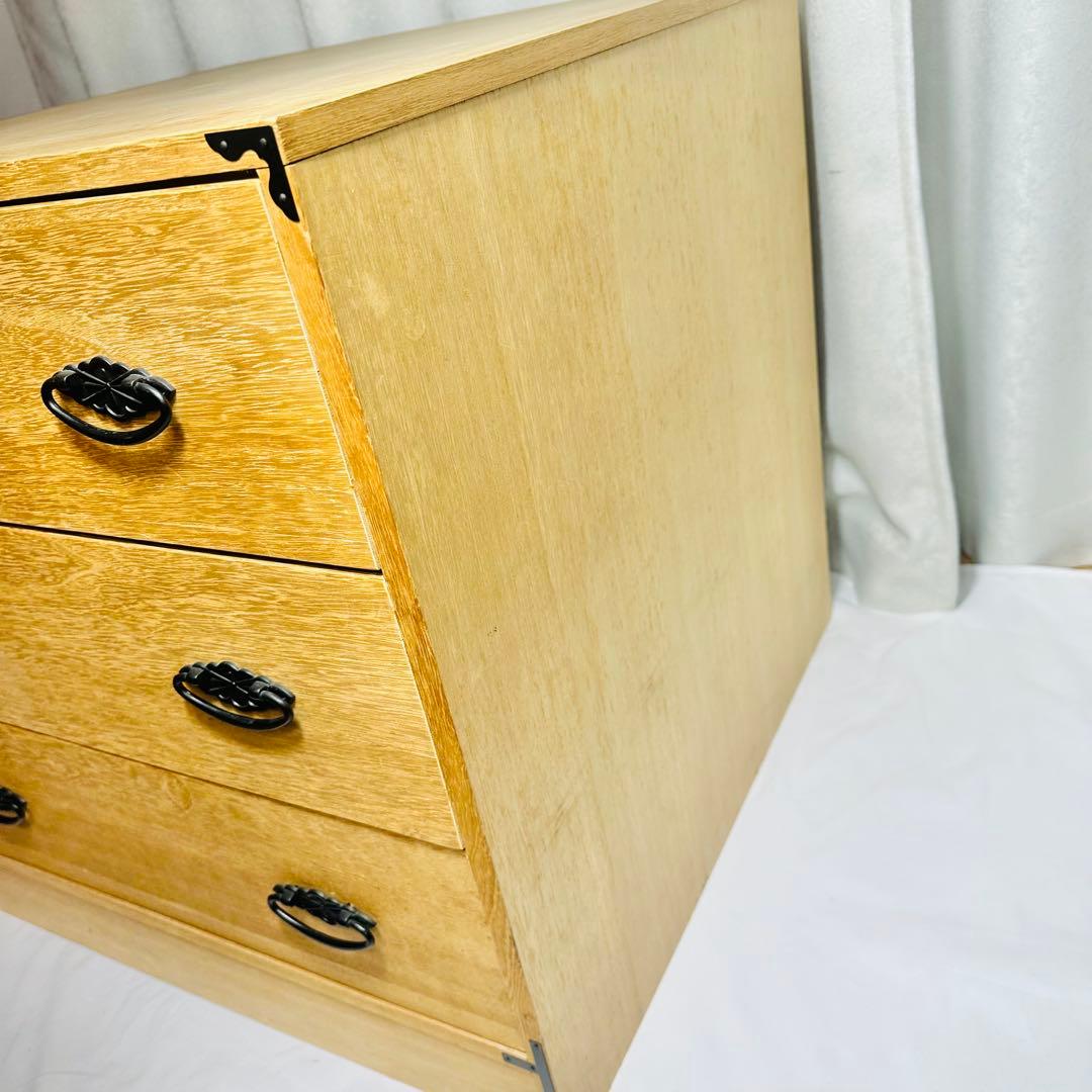 桐箪笥 和箪笥 タンス 3段 桐だんす 収納 レトロ 和モダン ビンテージ 桐