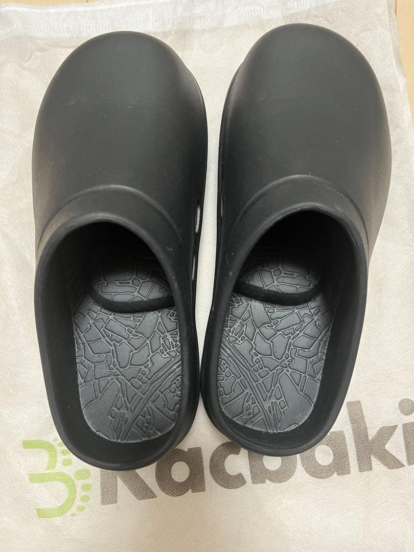 美品　Racbaki ラクバキ　イージーサボS 黒