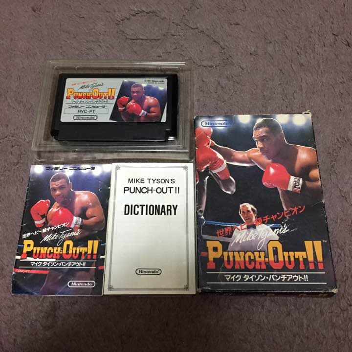 パンチアウト、ファミコン ソフト カセット