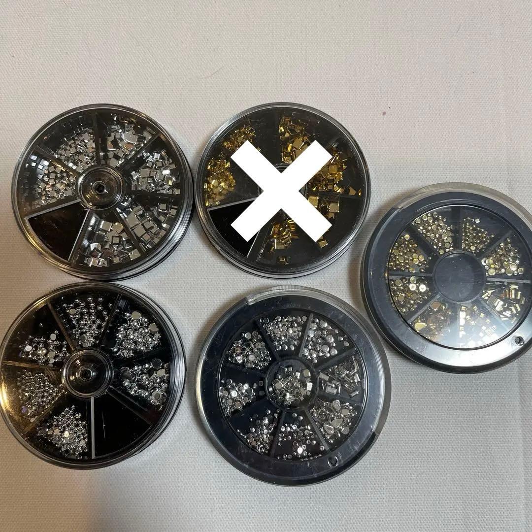 ネイルアート用品　ネイルパーツ　ラインストーン　セット　まとめ売り