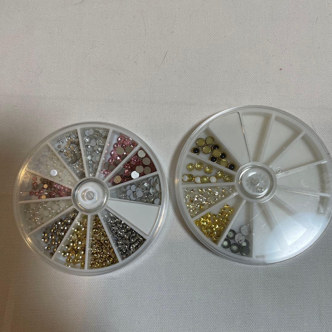 ネイルアート用品　ネイルパーツ　ラインストーン　セット　まとめ売り