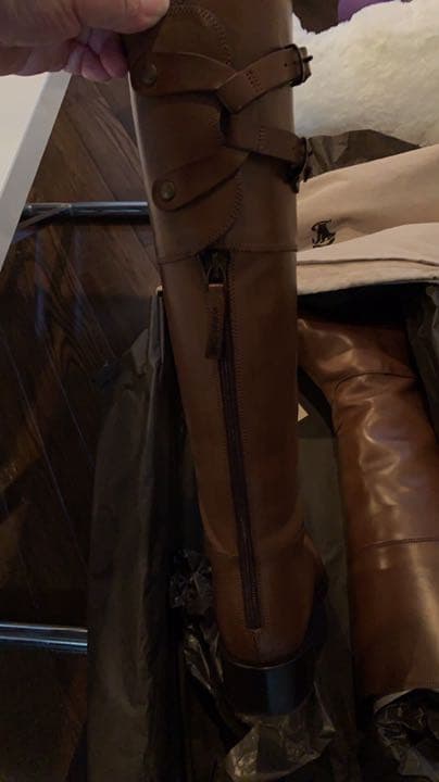 【値下げ】SARTORE サルトル ロングブーツ　レザー　キャメル　36