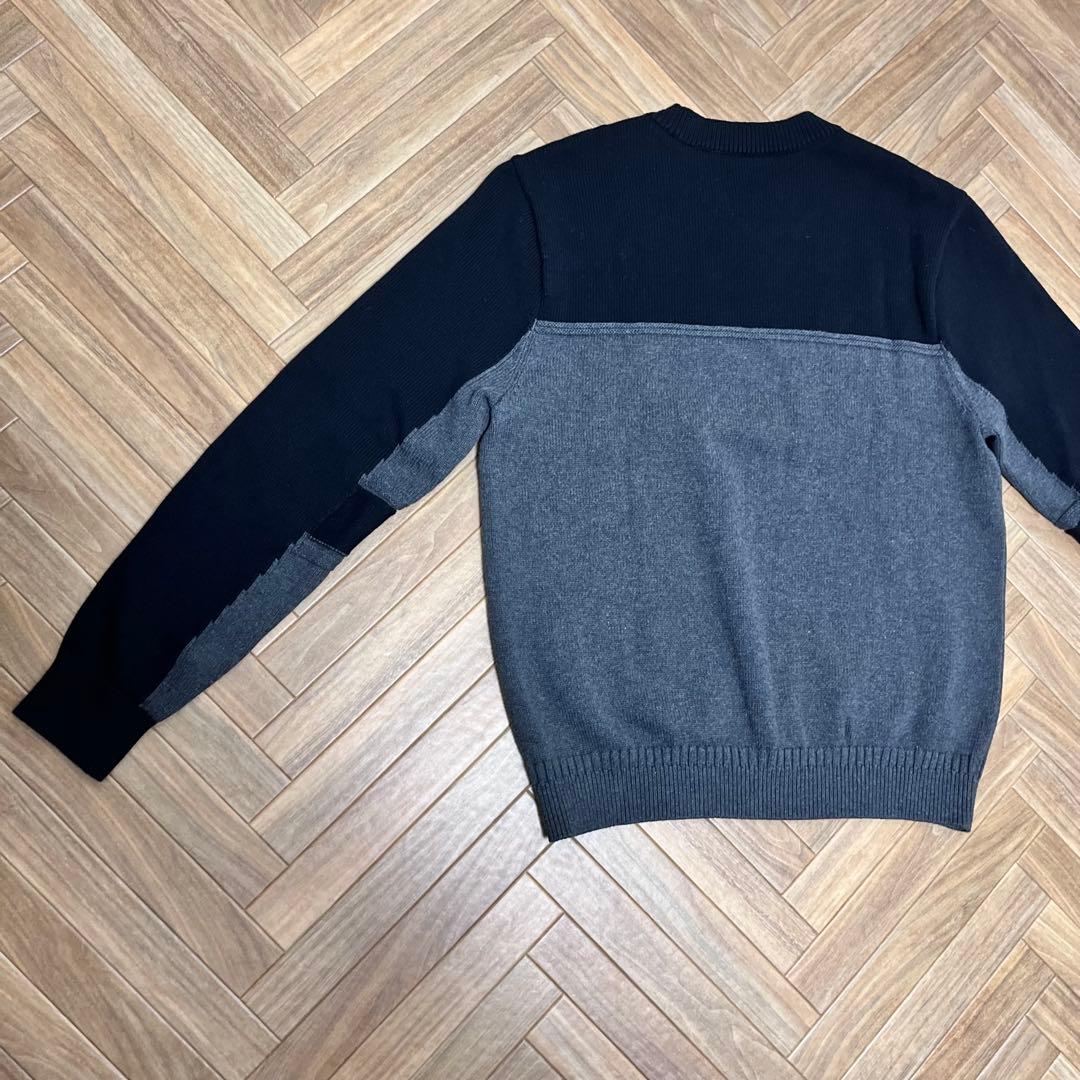 希少　AIME LEON DORE バイカラー　コットンニット　美品　Sサイズ