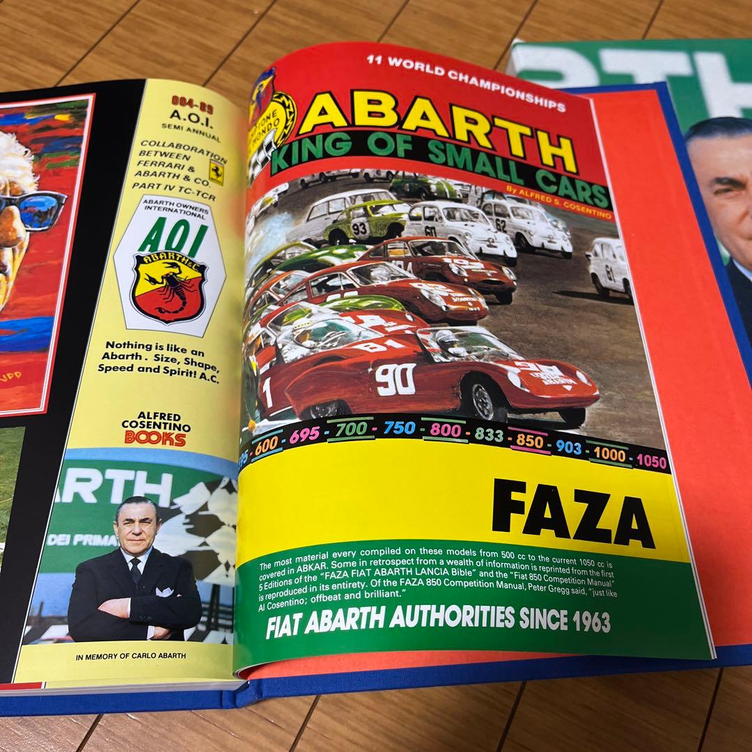 絶版　入手困難　ABARTH　GUIDE　アバルトガイド　FAZA版　カーグラ