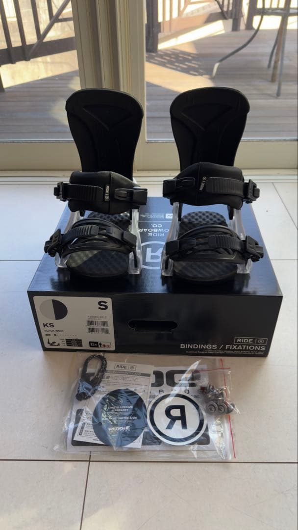 RIDE KS ビンディング Sサイズ