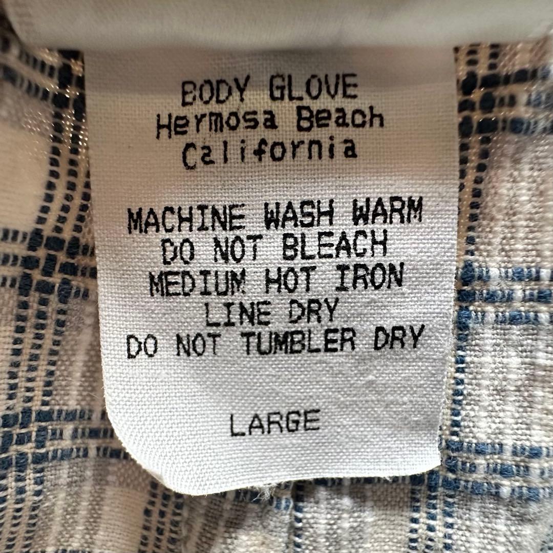 90s BODY GLOVE USA製 チェック柄 ハーフパンツ