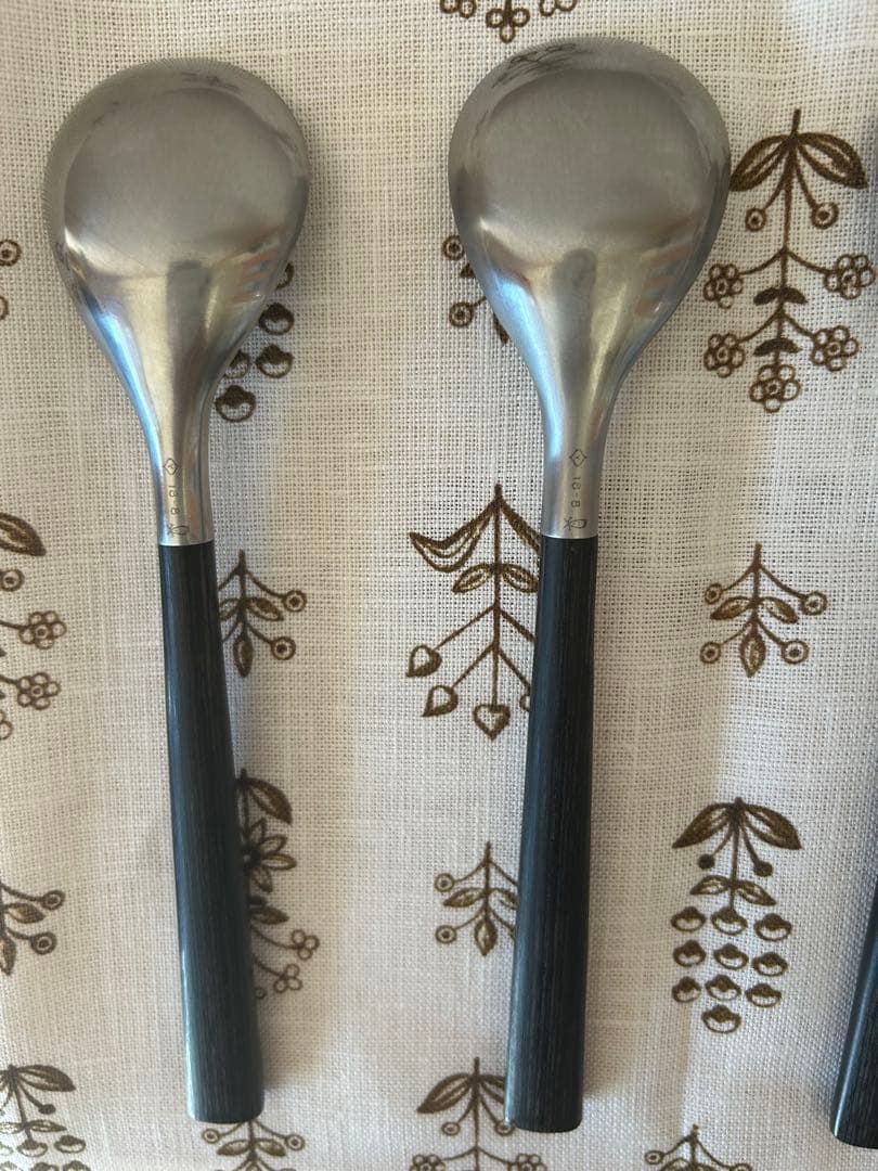 柳宗理 SORI YANAGI 黒柄カトラリー