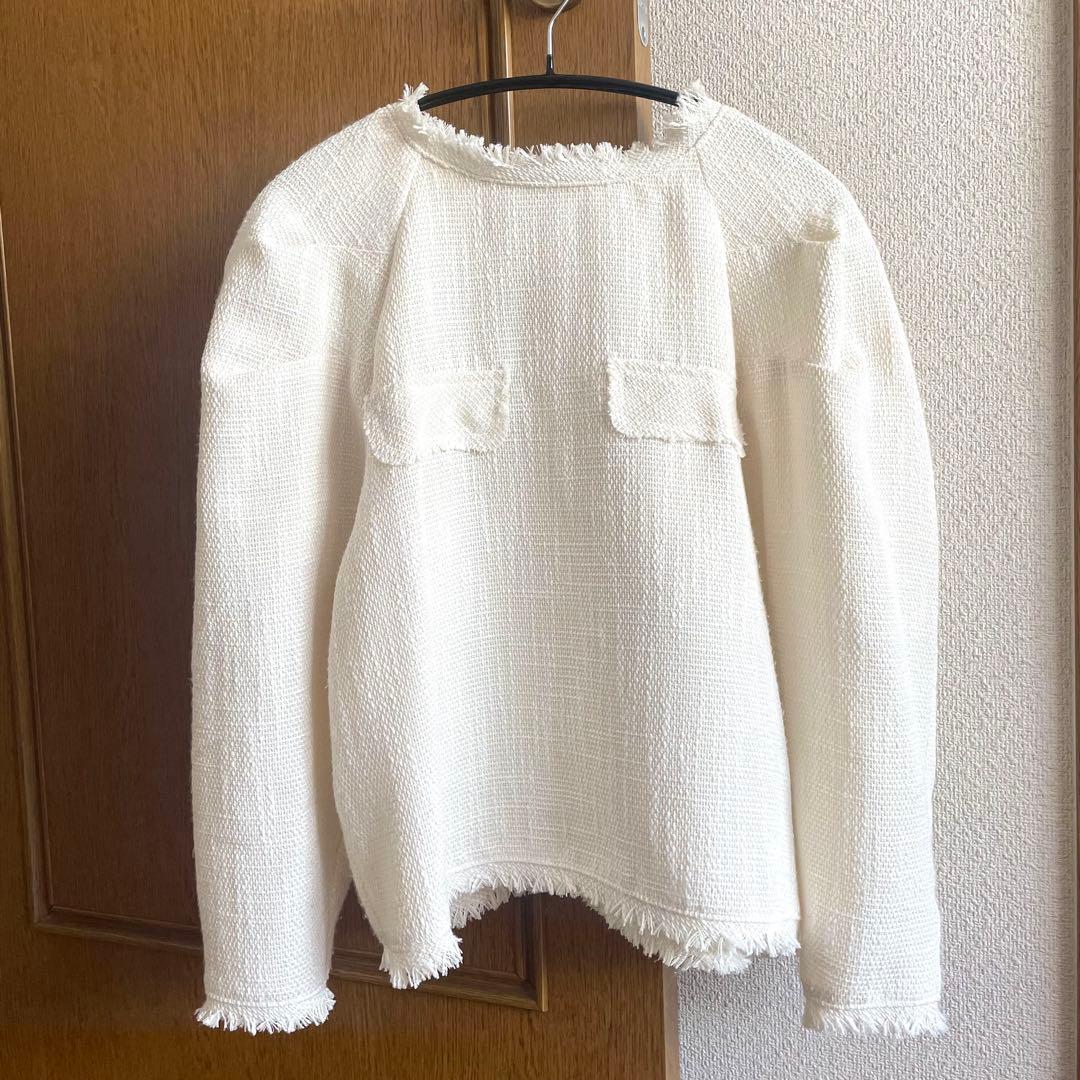 美品　MEER. メーア　ツイードプルオーバー　TWEED PULLOVER