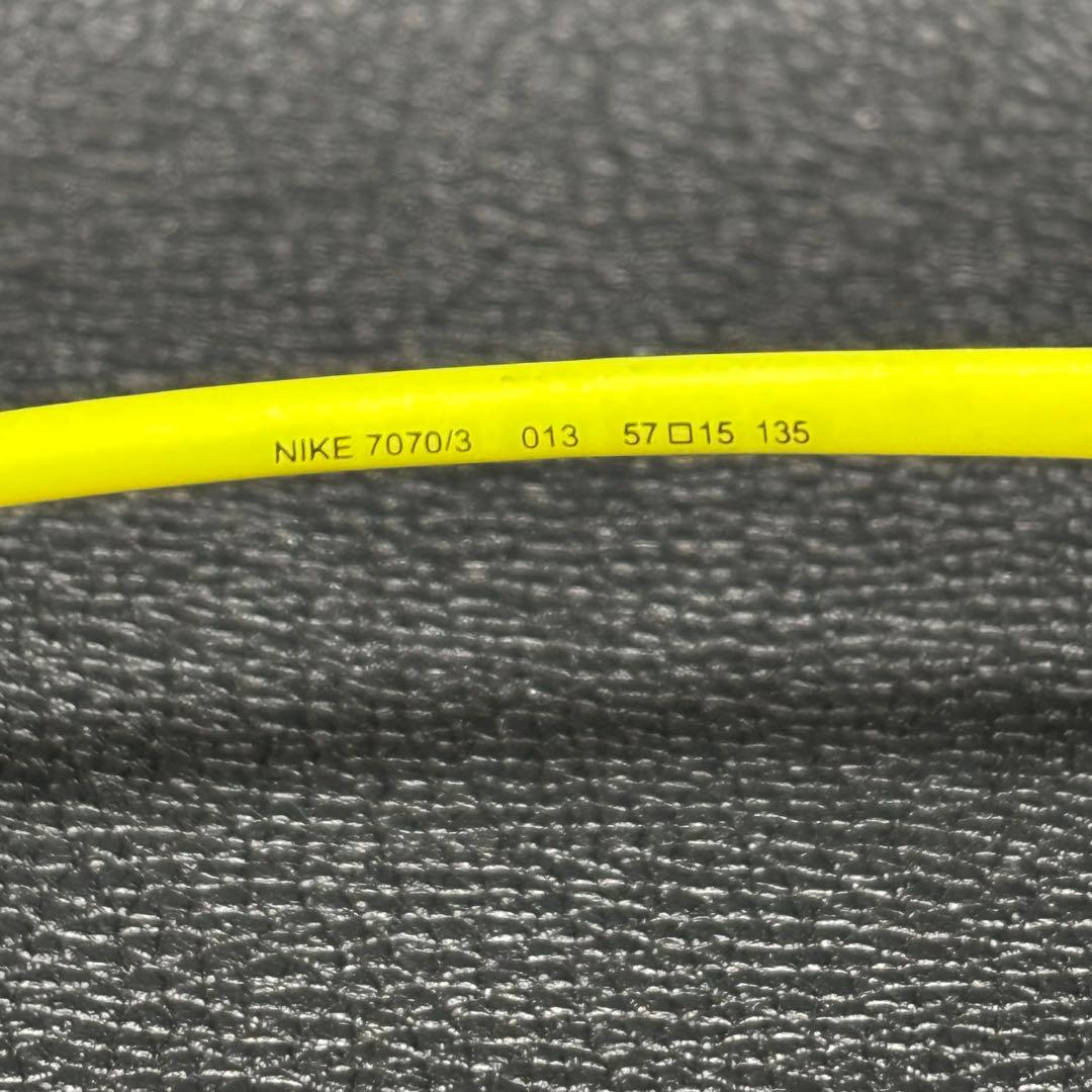 NIKE(ナイキ)ボルテックス/7070/3 メガネフレーム/イエロー×ブラック
