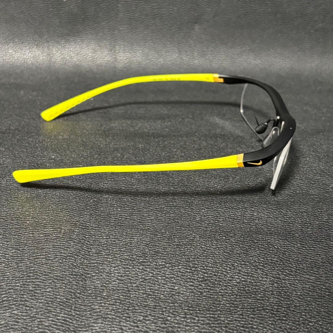 NIKE(ナイキ)ボルテックス/7070/3 メガネフレーム/イエロー×ブラック