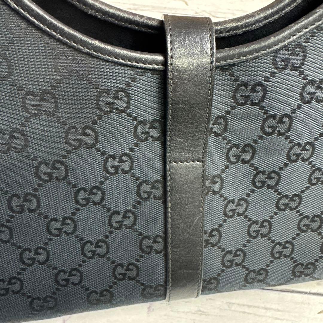 GUCCI グッチ ジャッキーライン GGキャンバス ハンドバッグ