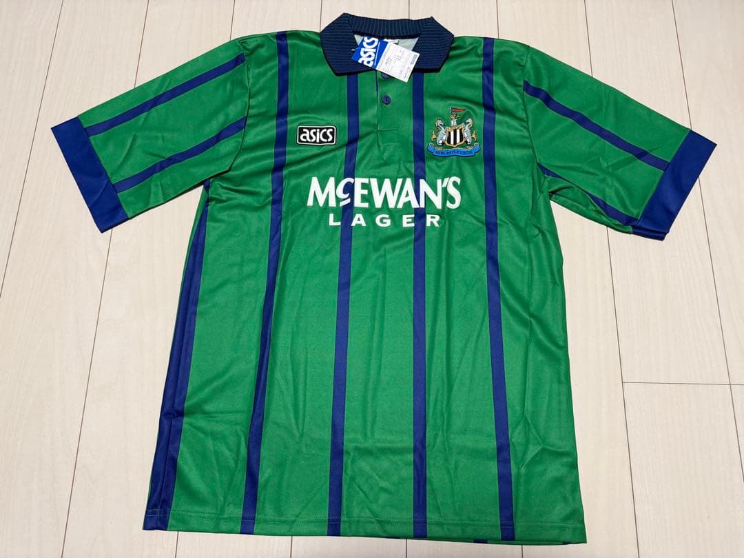 アシックス　ニューカッスル　93 94 95 3rd ユニフォーム　タグ付未使用