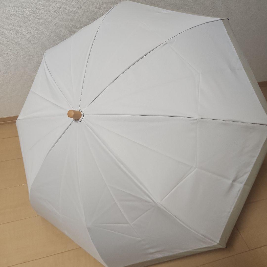 サンバリア100 日傘 2段 コンビ ホワイト