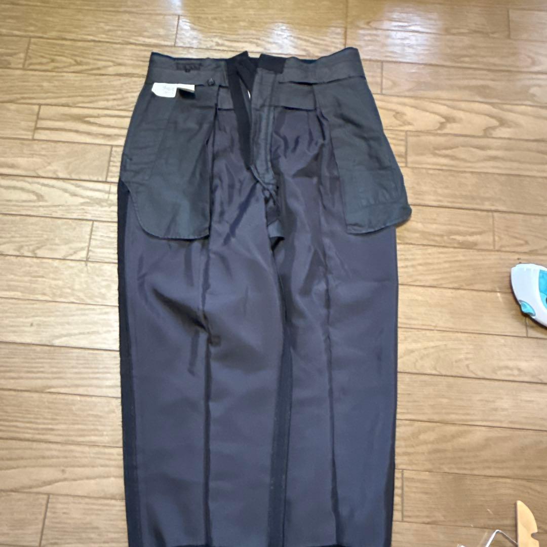 COMME des GARCONS HOMME ツータックパンツ ブラック　M