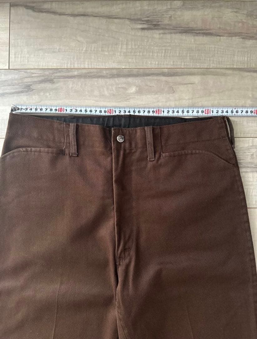 【極上/状態◎/神サイズ】 〜70s USA製 LEE フリスコ パンツ