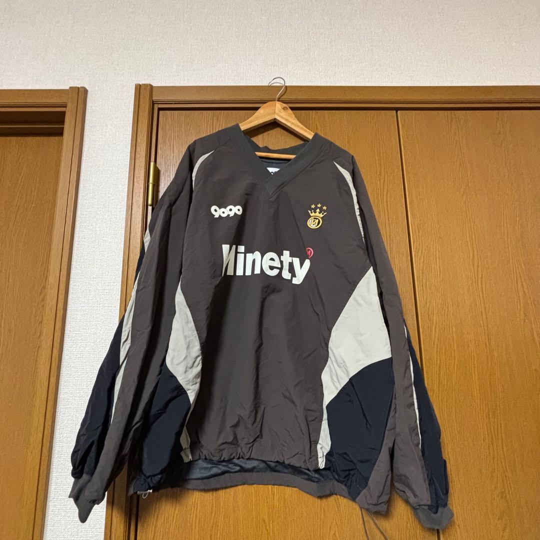 9090 ブラウンナイロンジャケット