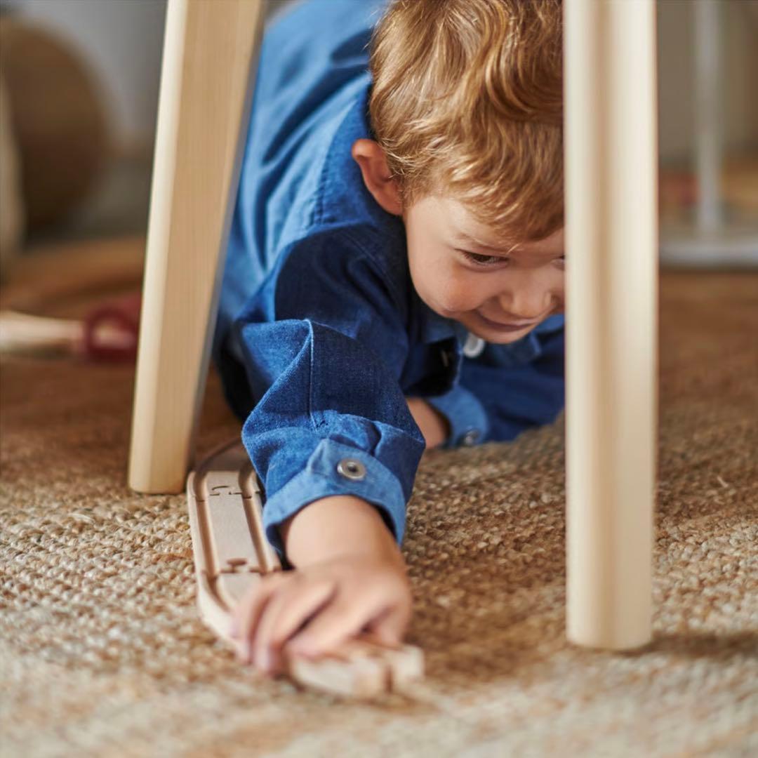 【美品】IKEA イケア LOHALS ローハルス ベージュラグ 133x195