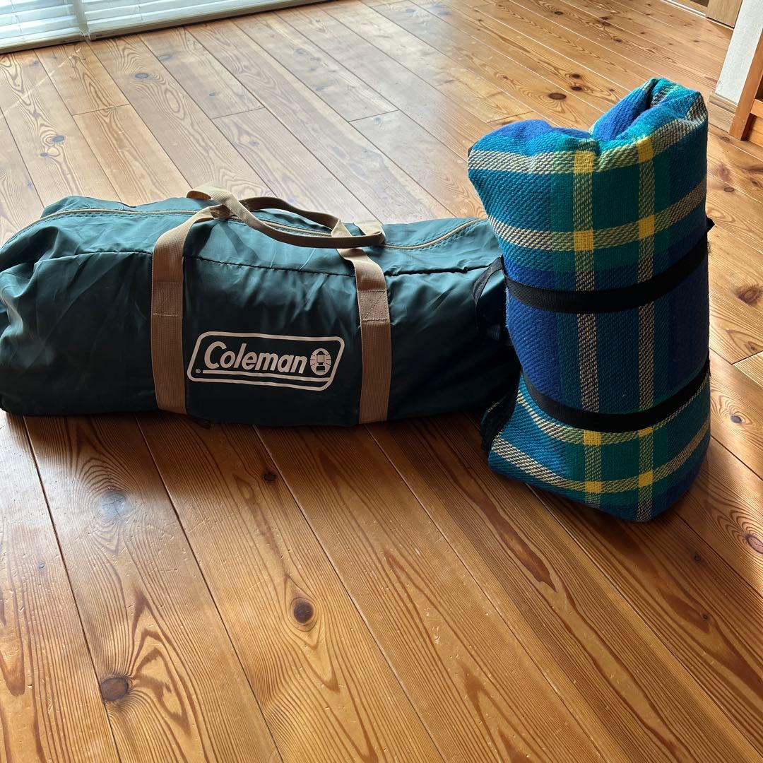 Colemanドームテント　中敷きマット付き