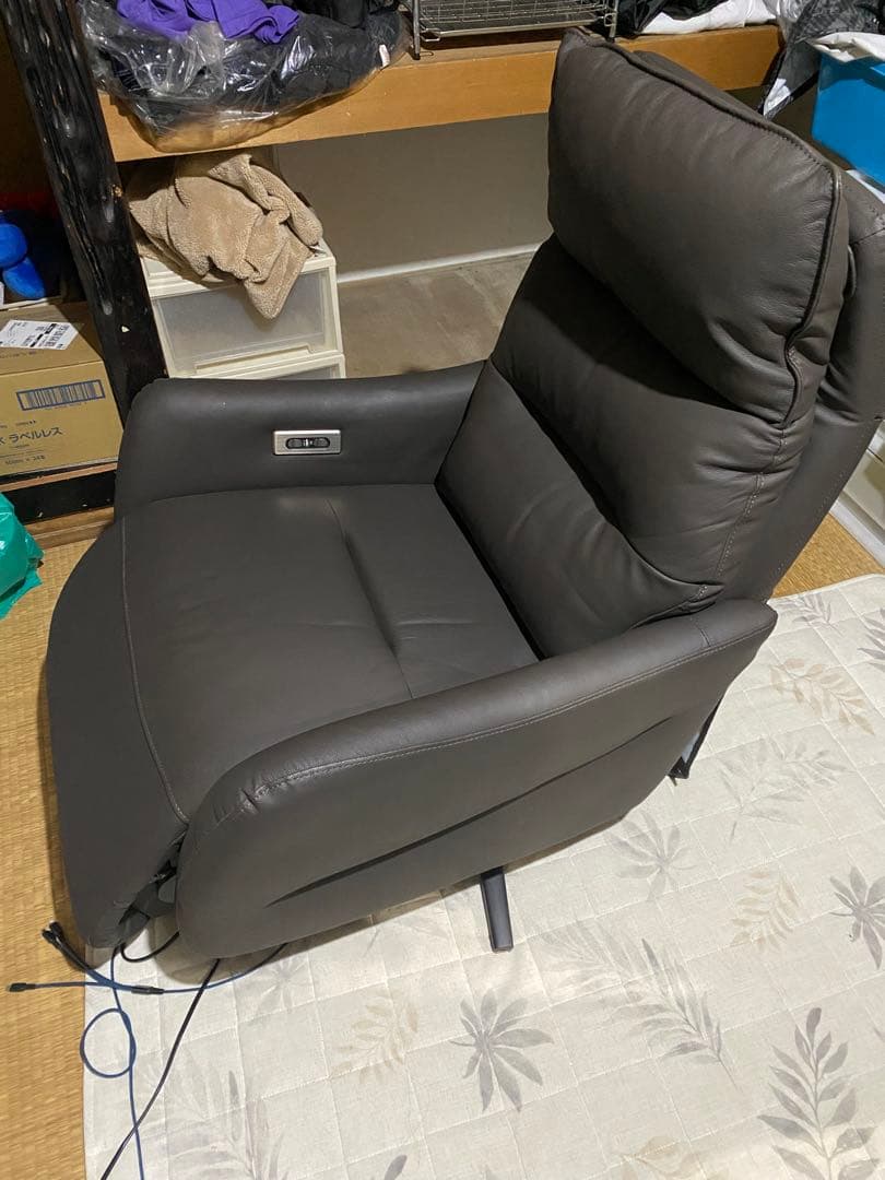 ニトリ　電動リクライニング　リクライニングチェア　1人掛けソファ　引き取り限定