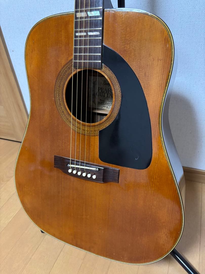 レア！Pearl パールPF-771ジャパンヴィンテージアコギ ADJサドル