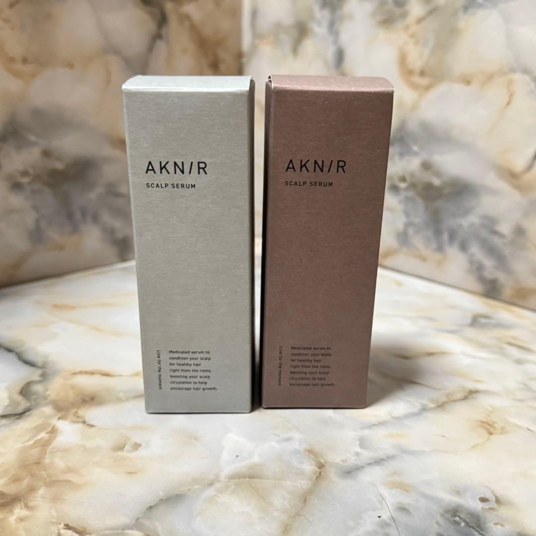 新品☆AKNIR 薬用ヘアスカルプセラム 詰替用 2種セット ローズ ジャスミン