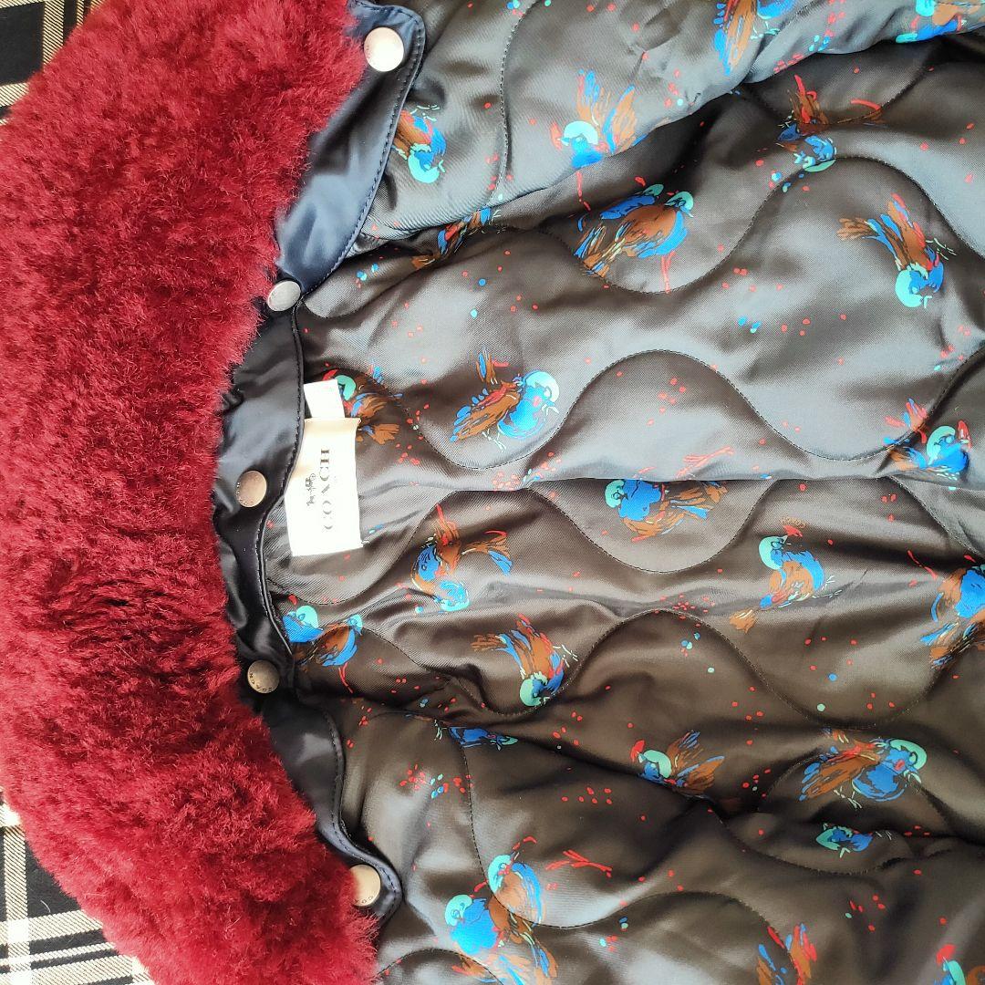 コーチ COACH ファー付きMA-1ブルゾン ジャケット ジップアップ