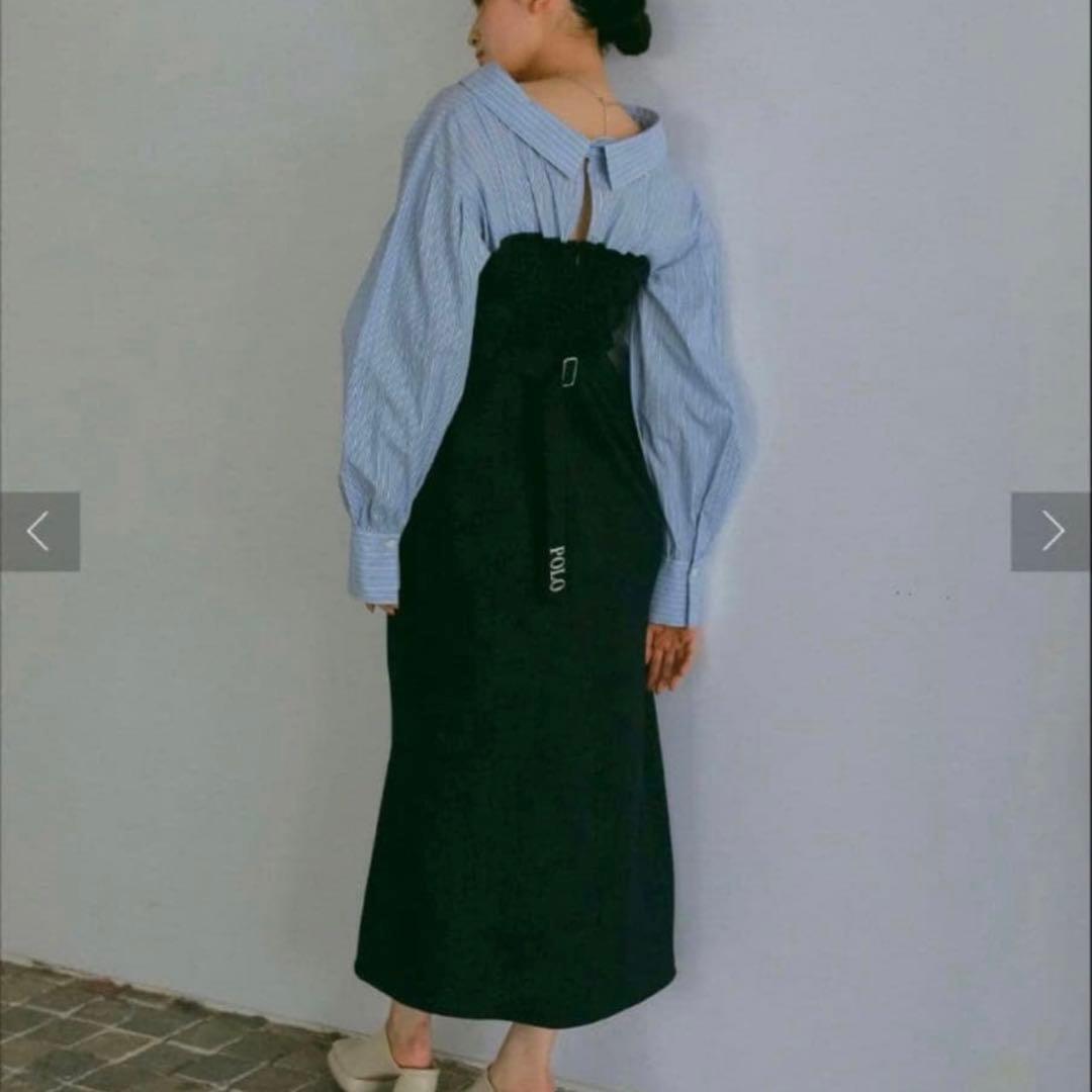 ラルフローレン　ラグナムーン　POLO BCSコラボシャツドッキングワンピースS