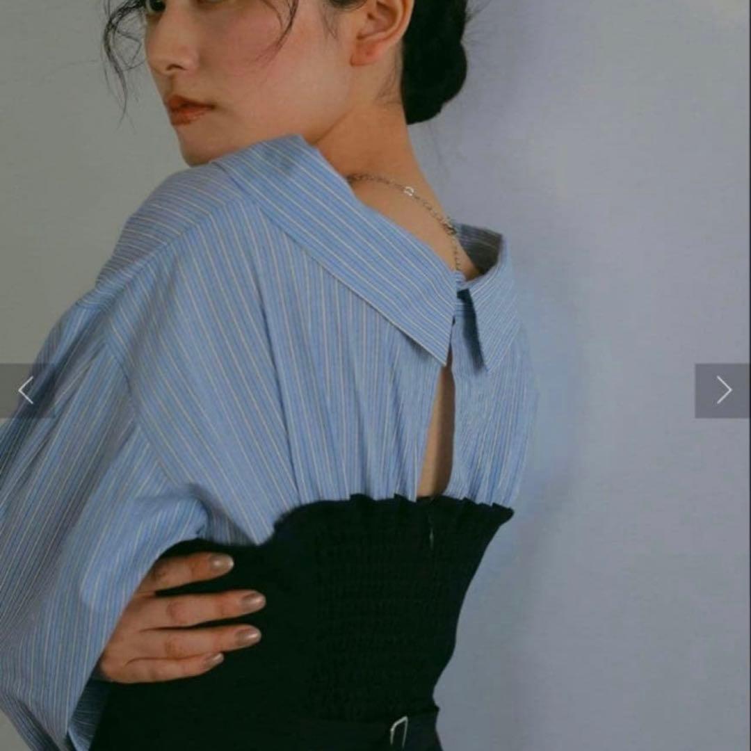 ラルフローレン　ラグナムーン　POLO BCSコラボシャツドッキングワンピースS