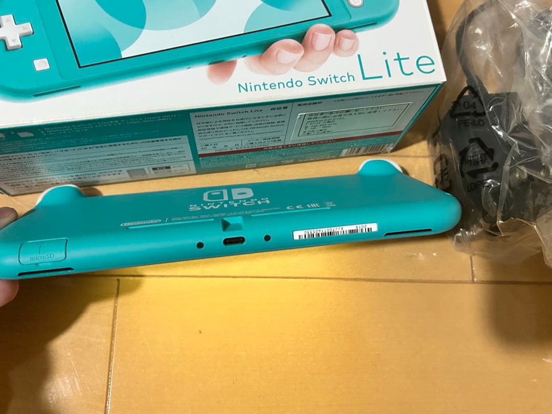 【通電確認】 ニンテンドー スイッチ ライト 本体 ターコイズ ブルー