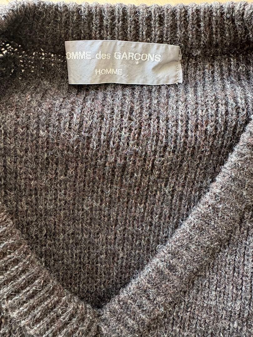 80s comme des garçons homme knit