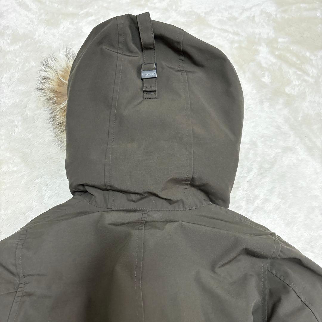 美品✨カナダグース ブロンテパーカー カーキ ダウンコート リアルファー S